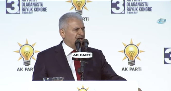 Başbakan Yıldırım’dan kongreye damga vuran sözler