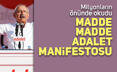 İŞTE 10 MADDELİK BİLDİRGE