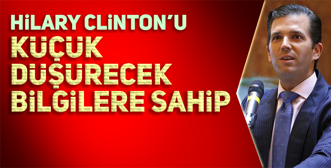 TRUMP OĞLUNU O RUS AVUKATA GÖNDERMİŞ