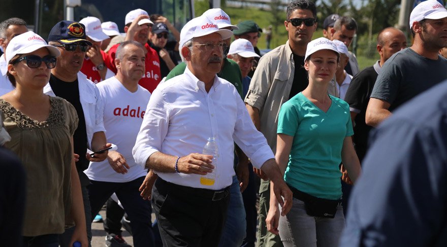 ADALET YÜRÜYÜŞÜNE SALDIRI İDDİASI