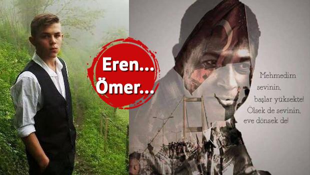 15 yaşındaki terör kurbanı Eren’in yürek yakan paylaşımı