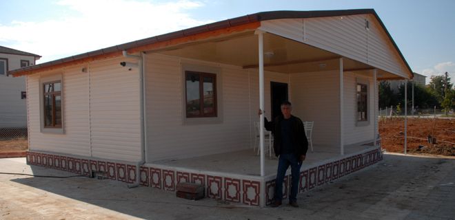 VİNÇLE PREFABRİK EVİ ÇALDILAR