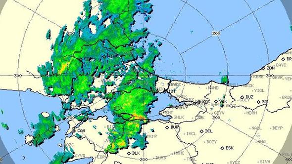 İstanbul’un üzerinde… Yağışa 1 saat kaldı!
