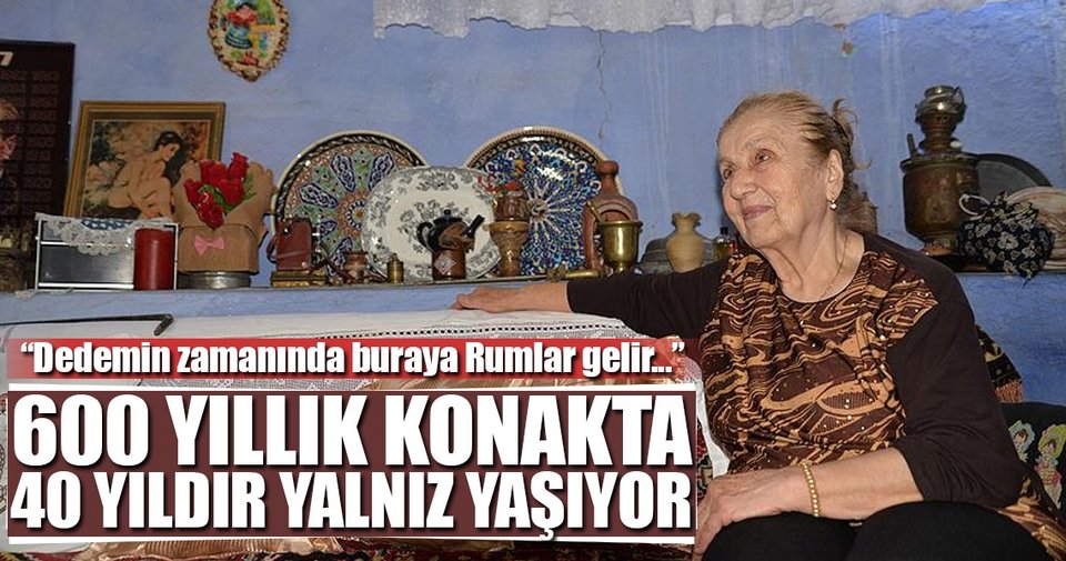 600 yıllık konakta 40 yıldır ‘tarih’le yaşıyor