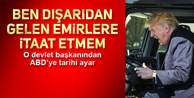 TRUMP’I KIZDIRACAK HABER