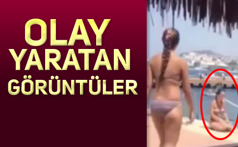 BİKİNİYLE NAMAZ KILAN KADIN!..