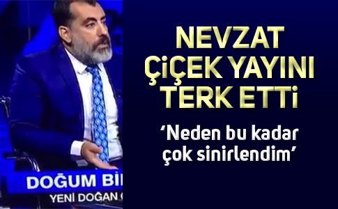 BAĞIRDI ÇAĞIRDI YAYINI TERK ETTİ