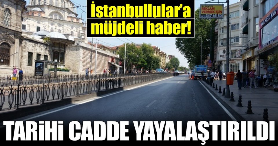 Aksaray’daki Ordu Caddesi Pazar günleri için yayalaştırıldı!