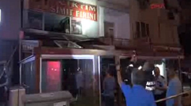 Antalya’da simit fırınında korkutan patlama