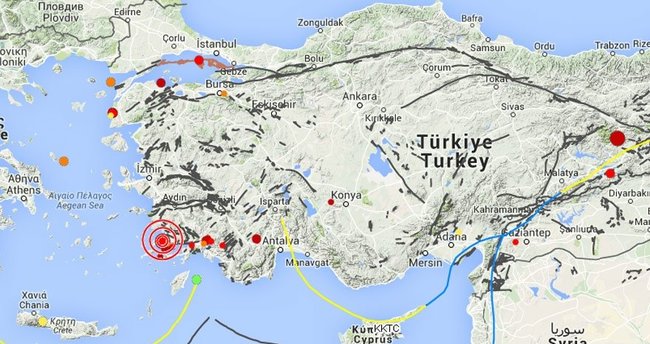 Bodrum’da 24 saatte 490 deprem oldu