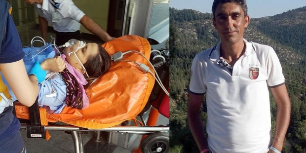 Boşandığı eşini tabancayla vurup, 4. kattan atladı