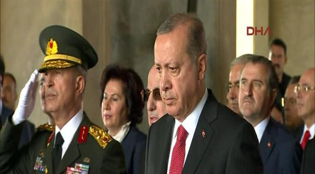 Devlet erkânı 30 Ağustos’un 95. yılında Anıtkabir’de