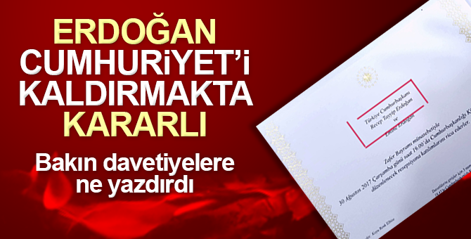 Tayyip Erdoğan rejimi değiştirdiğini ilan etti