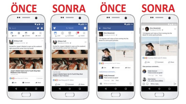 Facebook'un Tasarımı Değişti