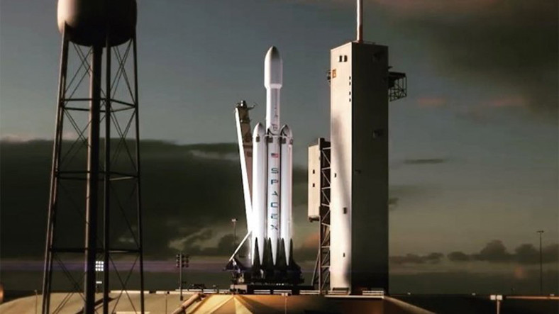 Falcon Heavy'nin Kalkış Videosu Paylaşıldı.