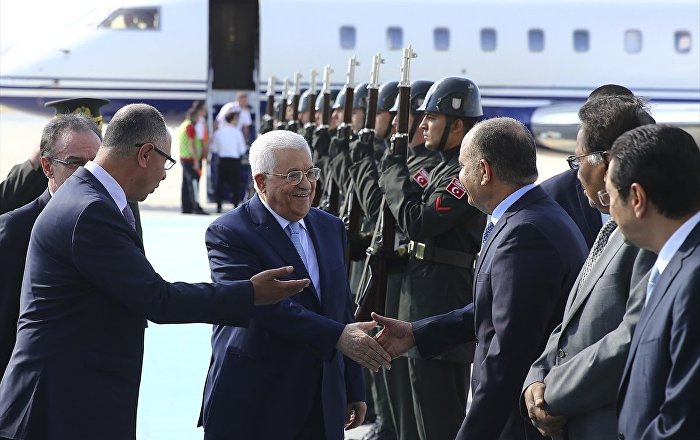 Filistin Devlet Başkanı Abbas, Türkiye’ye geldi