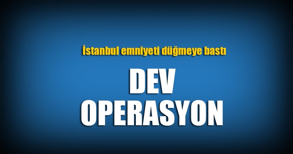 Güngören’de helikopter destekli narkotik operasyonu