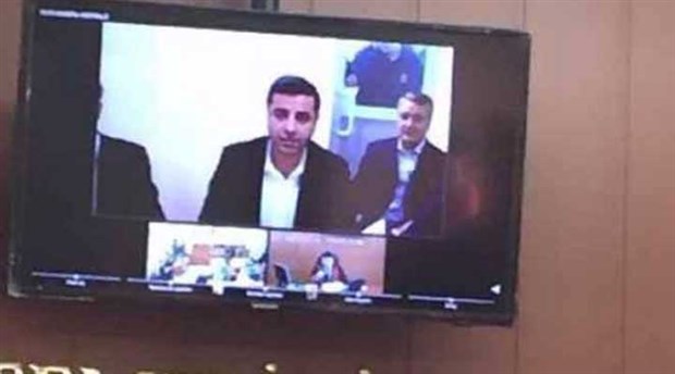 HDP lideri Demirtaş’ın SEGBİS’le grup toplantısına katılma