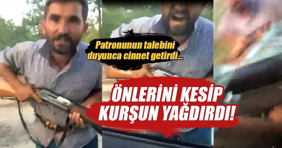 İşçi, patronuna kurşun yağdırdı
