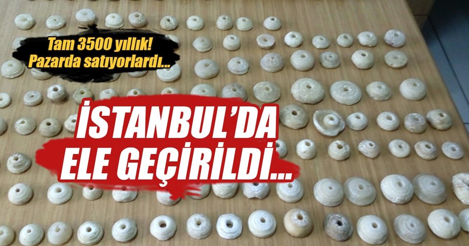 İstanbul’da 3500 yıllık eserler ele geçirildi