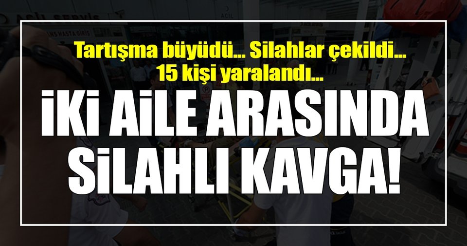 Karabük’te silahlı kavga: 15 yaralı!