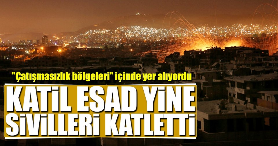 Katil Esad sivilleri katletti