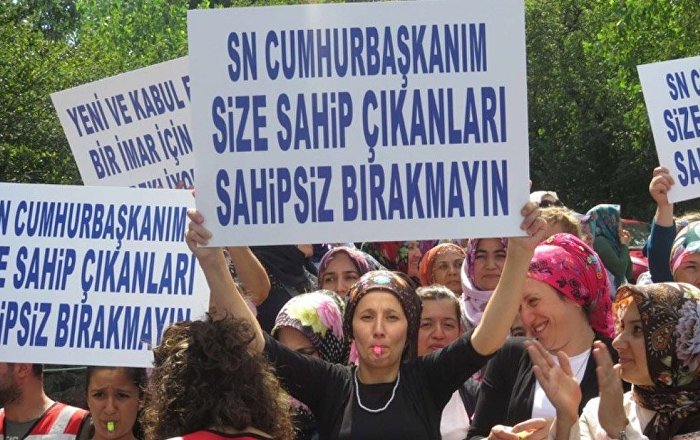 Kentsel dönüşüm töreni protesto edilince, Bakan Özhaseki katılmaktan vazgeçti