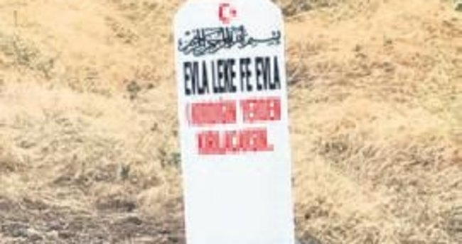 Komşuya tabutlu tehdit