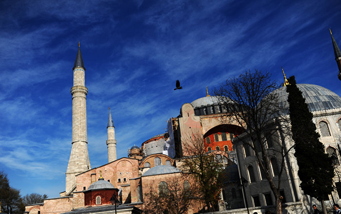 Mescid-i Aksa protestosu için Ayasofya’da namaz kıldılar