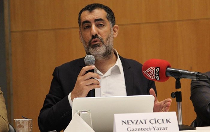 Nevzat Çiçek canlı yayını terk etti