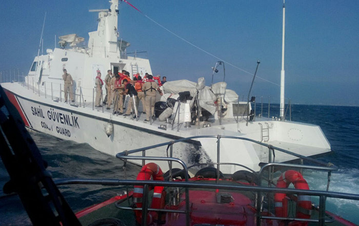 Rus firmasından yük alan gemi, İskenderun Körfezi’nde batmaya başladı