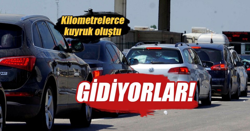 Sınır kapılarında dönüş yoğunluğu