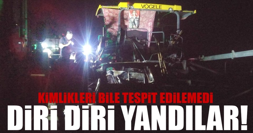 Son dakika: Diri diri yandılar!