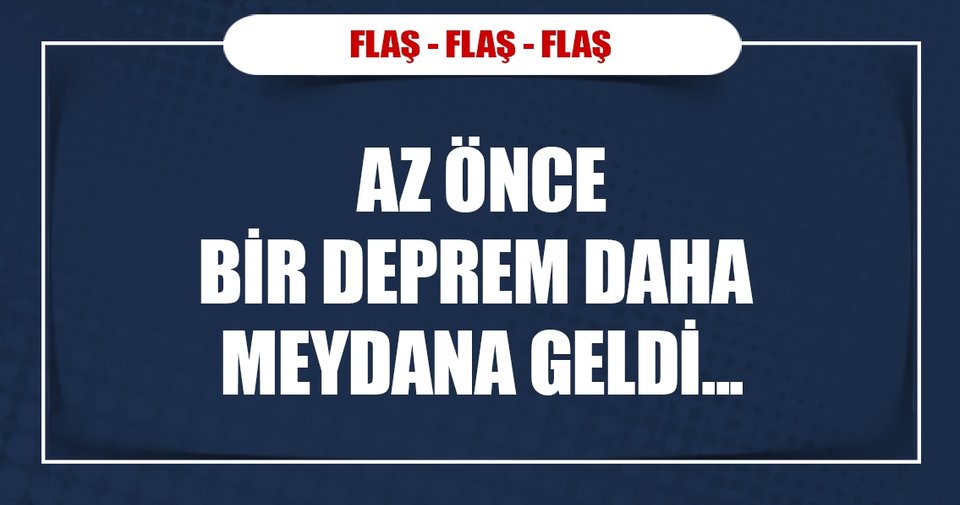 Son Dakika: Muğla’da art arda depremler!
