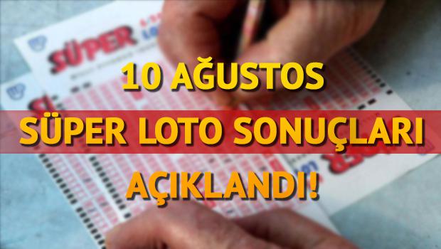 Süper Loto sonuçları açıklandı… 10 Ağustos Süper Loto sonuçları MPİ sorgulama