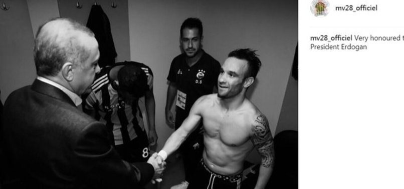Valbuena'dan Cumhurbaşkanı Erdoğan paylaşımı