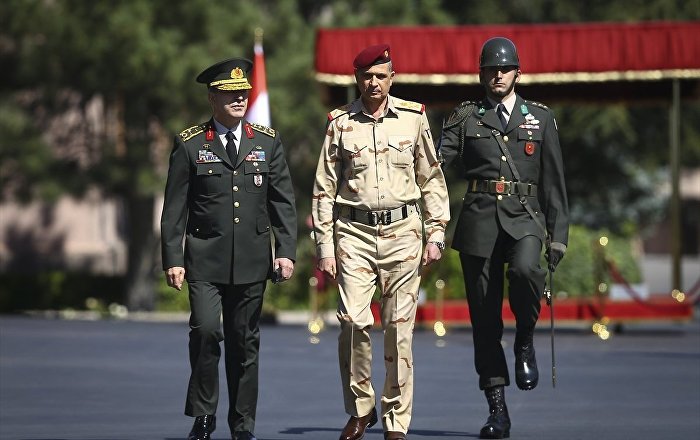 Akar, Irak Genelkurmay Başkanı Ganimi ile görüştü