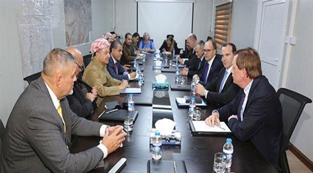 Barzani, ABD, İngiltere, Fransa, Almanya ve BM temsilcileri ile