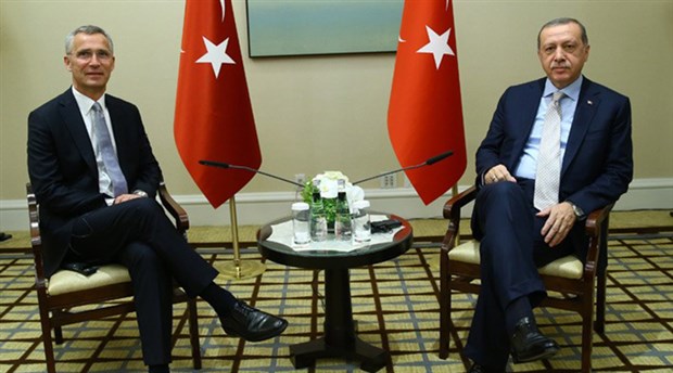 Erdoğan, NATO Genel Sekreteri Stoltenberg ile görüştü