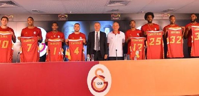 Galatasaray Odeabank takım lansmanı yapıldı