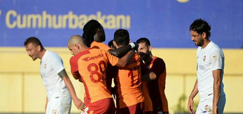 Galatasaray'dan bol gollü prova