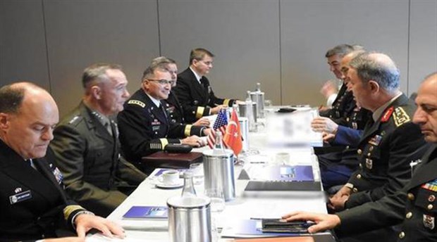 Genelkurmay Başkanı Akar, ABD Genelkurmay Başkanı Dunford ile