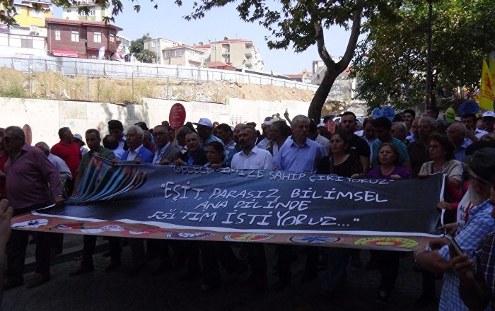 İstanbul’da ‘Laik, Parasız ve Anadilde Eğitim’ mitingi düzenlendi