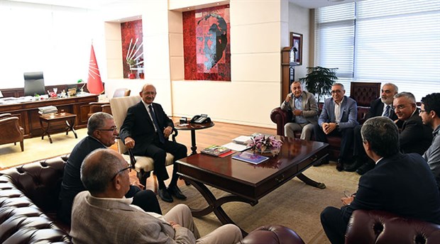 Kılıçdaroğlu, Alevi Bektaşi Federasyonu ile görüştü