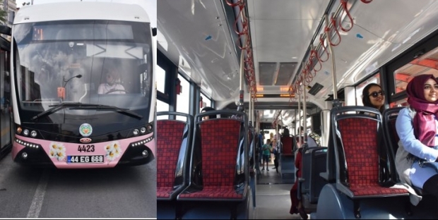 Malatya'da 'pembe trambüsler' tartışmalarla sefere başladı