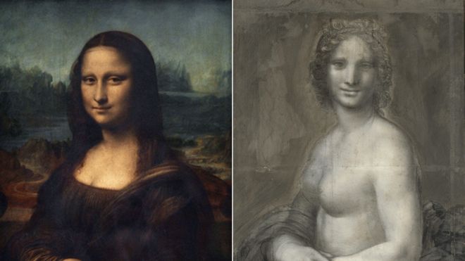Mona Lisa'nın nü taslağı bulundu