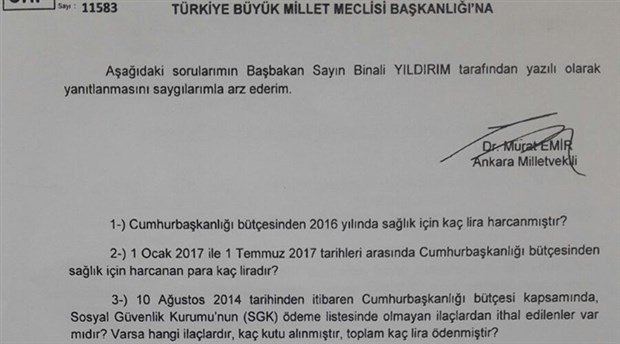 Vekillerin Erdoğan ile ilgili soru sorması yasaklandı!