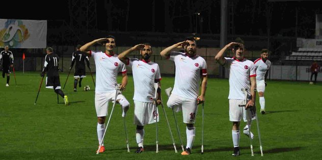 Ampute Milli Takımı, Gürcistan’ı 9-0 mağlup etti