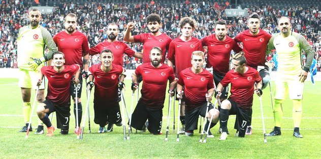 Ampute Milli Takımı’na ödül verilecek