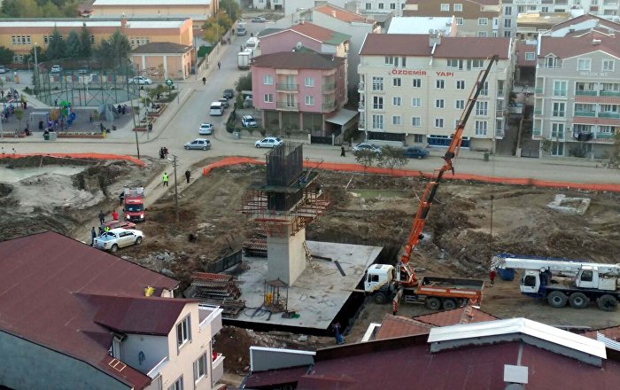 Bursa’da hızlı tren inşaatında göçük: 1 yaralı